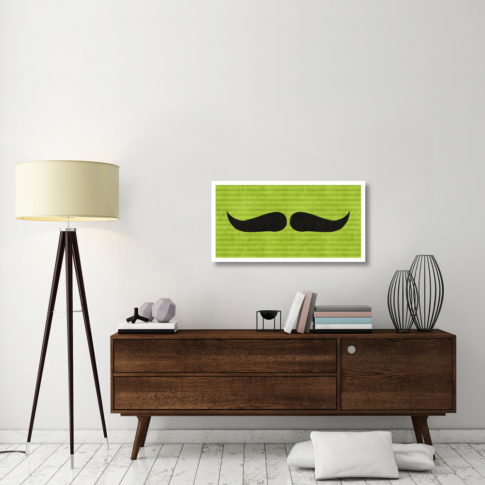 Mustache Upswept-Paper Art-38&quotx20"
