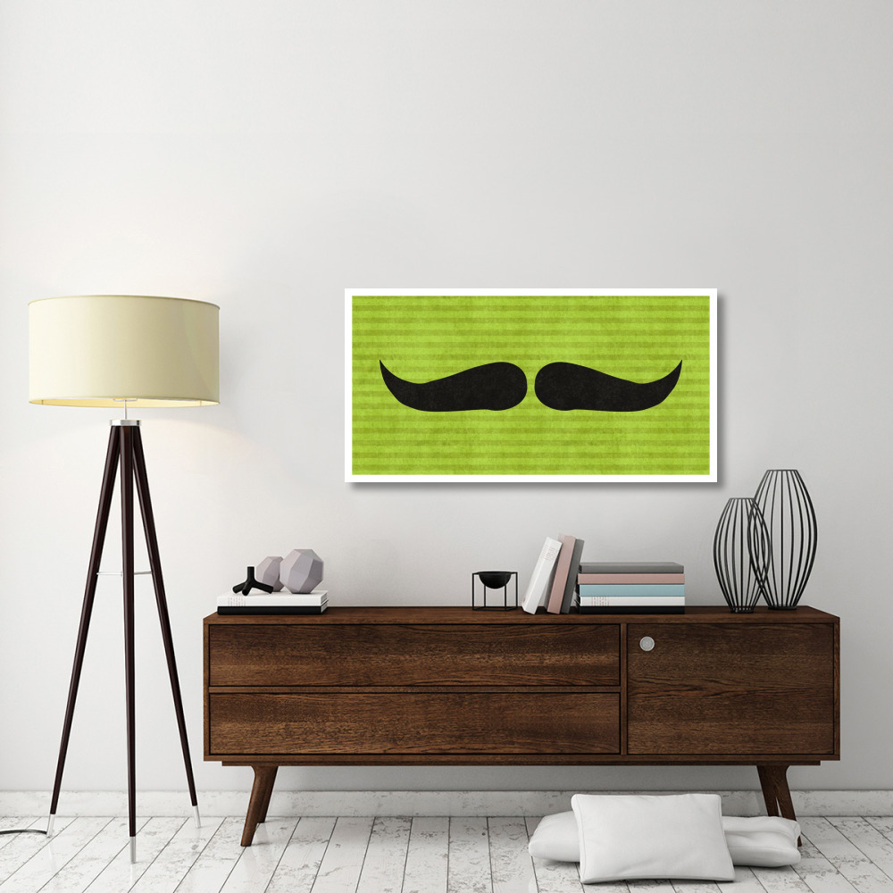 Mustache Upswept-Paper Art-50&quotx26"