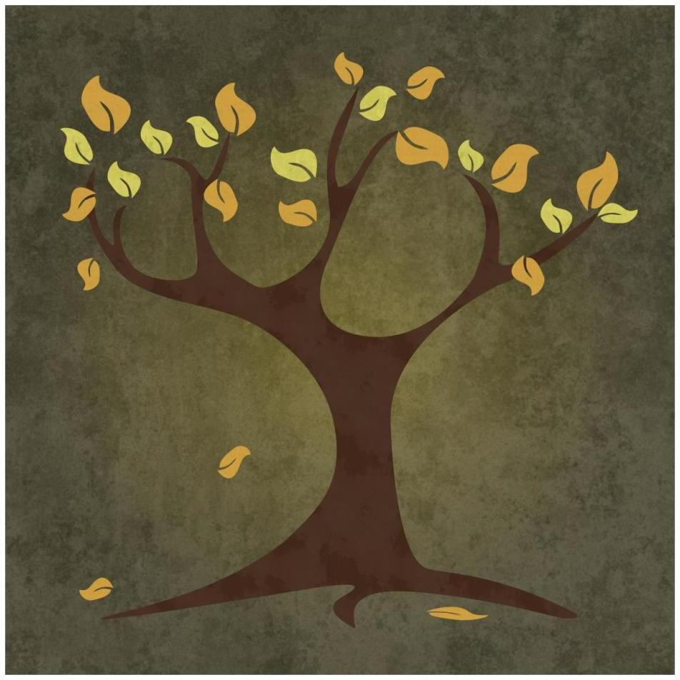 Tree Autumn-Paper Art-32&quotx32"