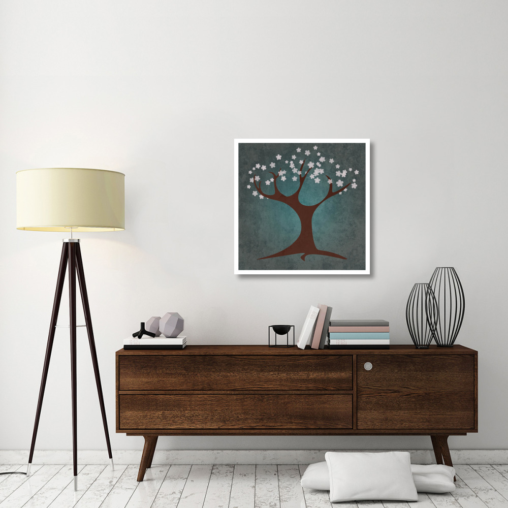 Tree Spring-Paper Art-32&quotx32"