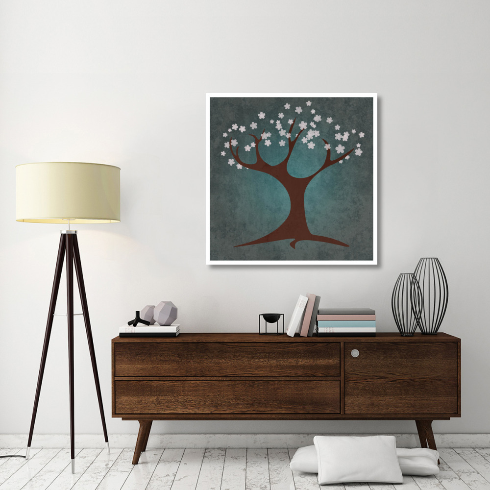 Tree Spring-Paper Art-42&quotx42"