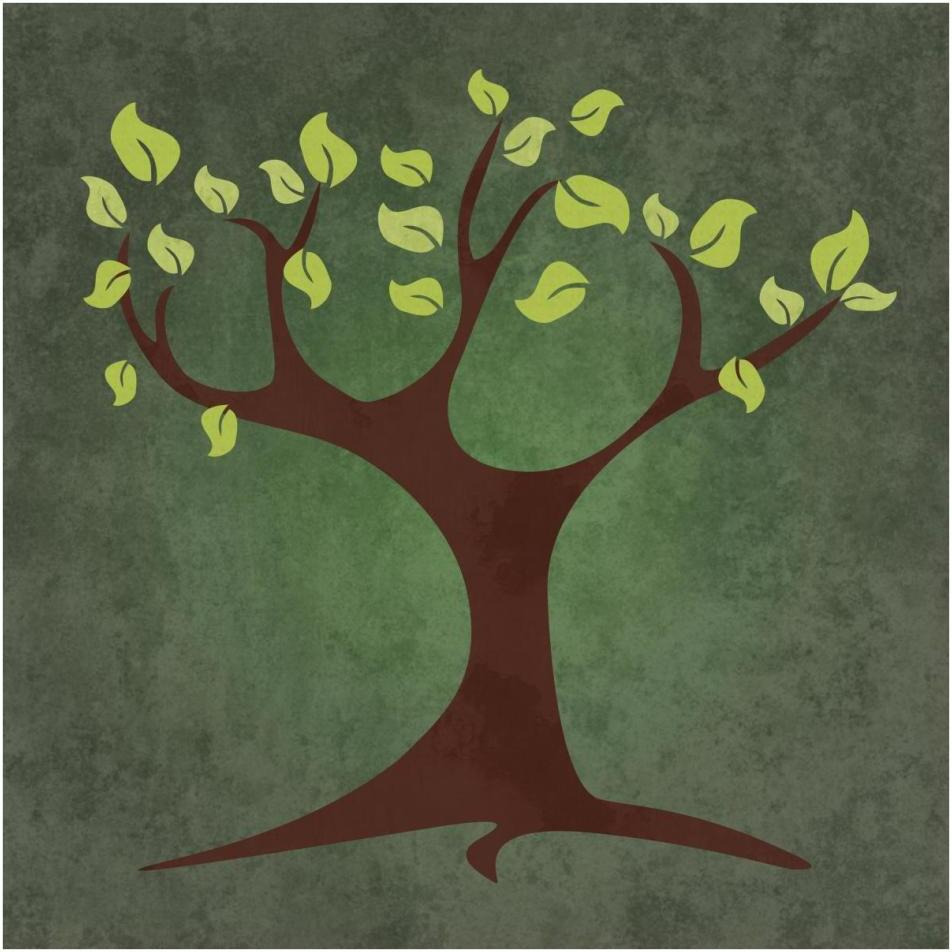 Tree Summer-Paper Art-38&quotx38"