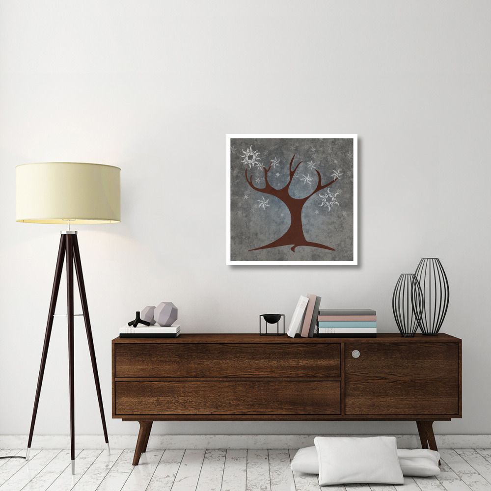 Tree Winter-Paper Art-32&quotx32"
