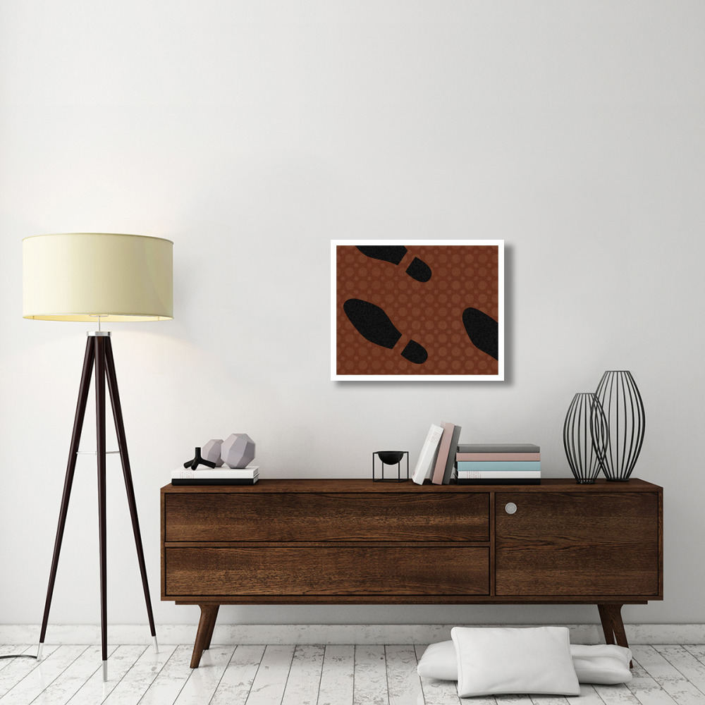 Clothing - Footprints-Paper Art-30&quotx24"