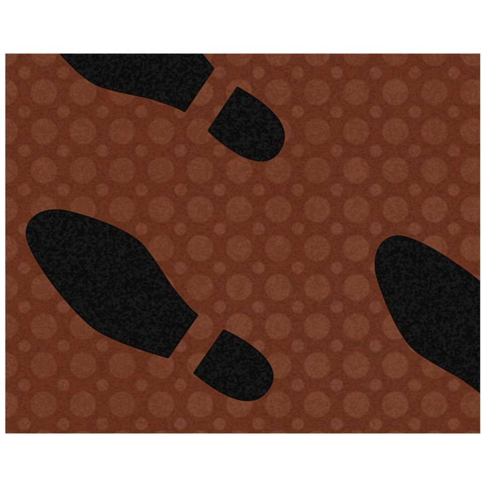 Clothing - Footprints-Paper Art-37&quotx30"