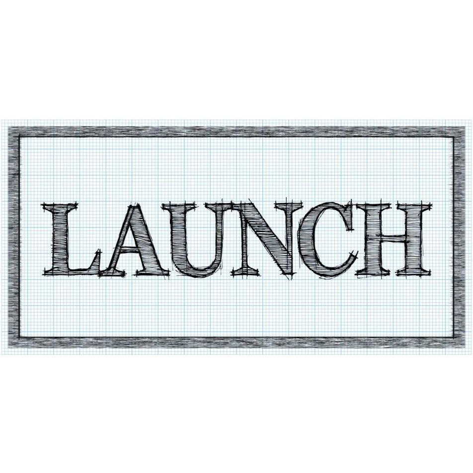Sketched Words - Launch-Paper Art-38&quotx20"