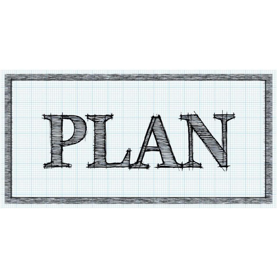 Sketched Words - Plan-Paper Art-38&quotx20"