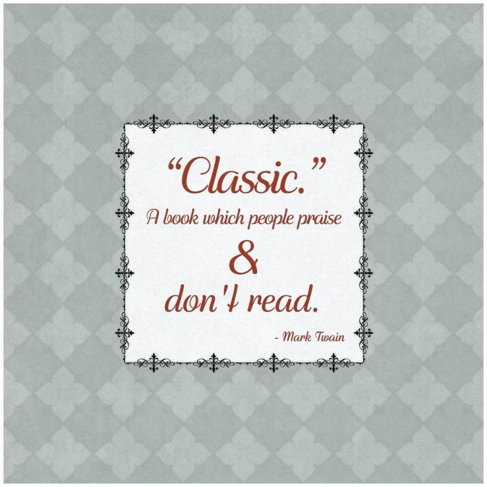 Quotes - Twain - On Books-Paper Art-42&quotx42"