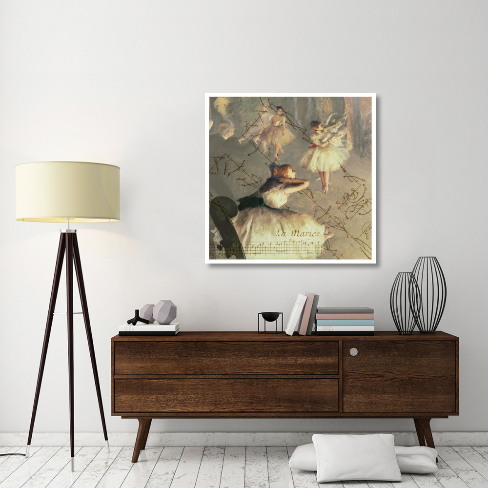 Degas Dancers Collage 4-Paper Art-42&quotx42"