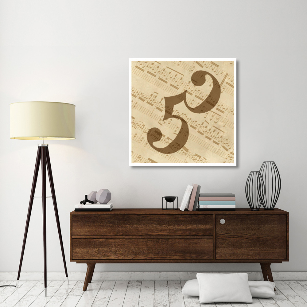 Music - Alto Clef-Paper Art-42&quotx42"