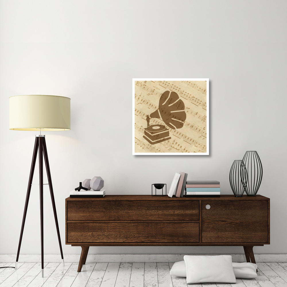 Music - Phonograph-Paper Art-32&quotx32"