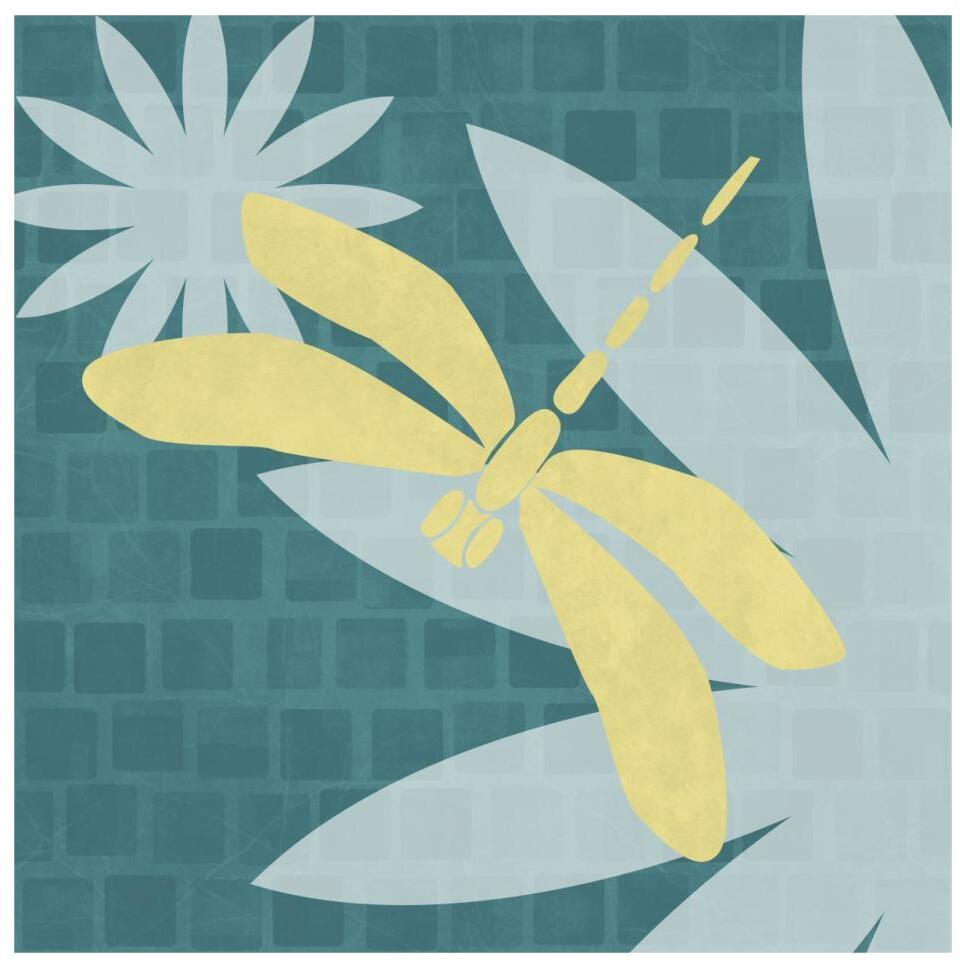 Bright Bugs Dragonfly-Paper Art-32&quotx32"