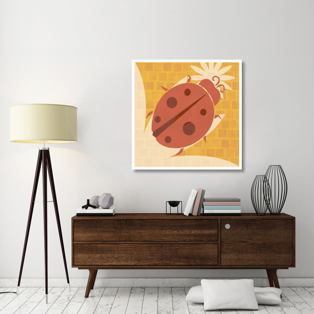 Bright Bugs Ladybug-Paper Art-42&quotx42"