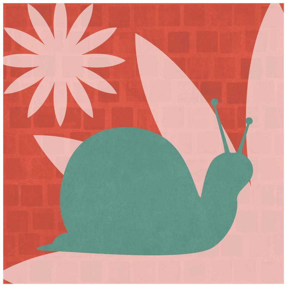 Bright Bugs Snail-Paper Art-38&quotx38"