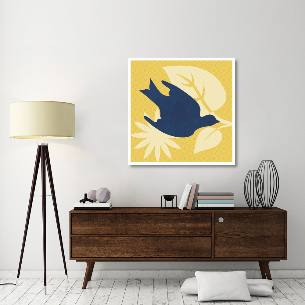 Bright Birds Dove-Paper Art-42&quotx42"
