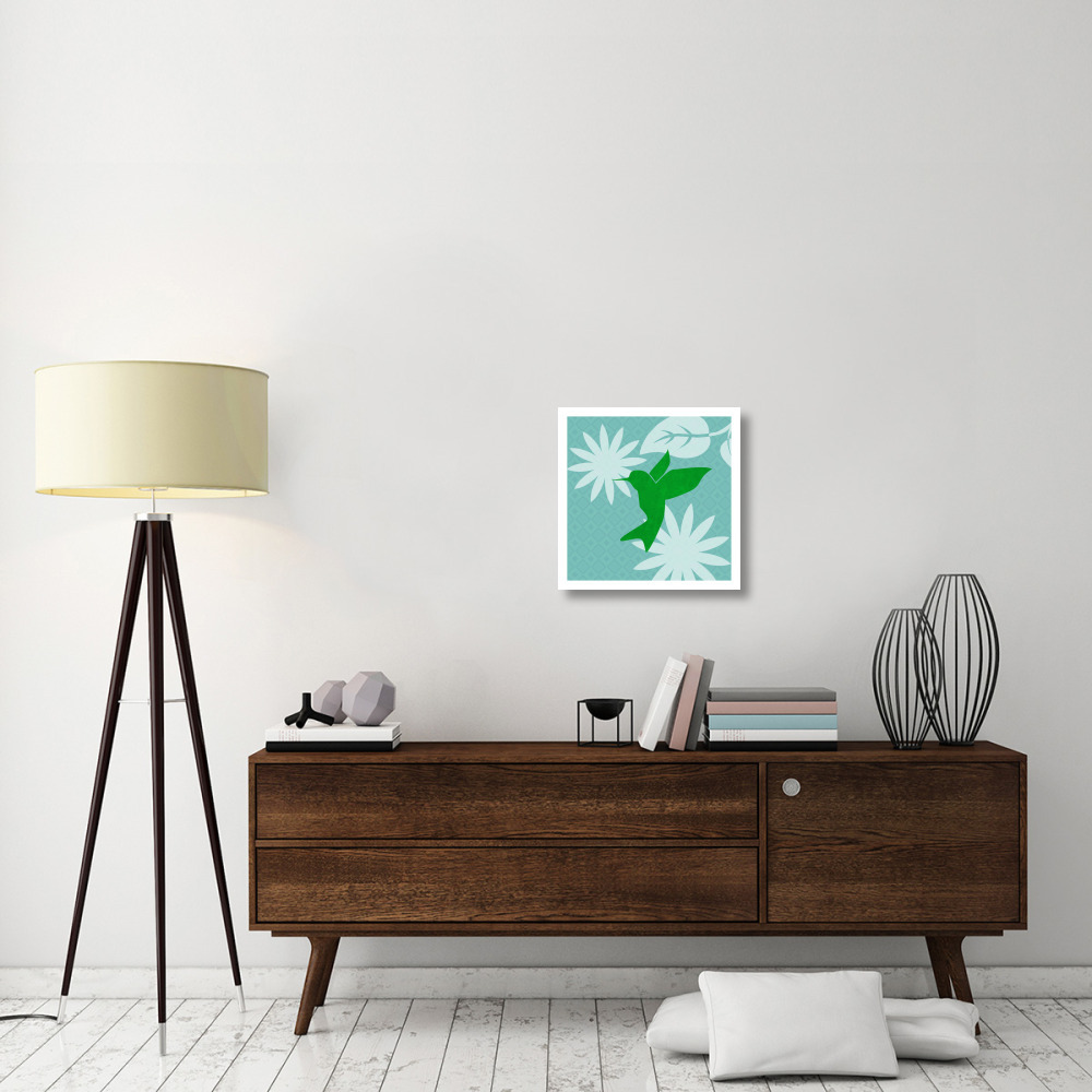 Bright Birds Hummingbird-Paper Art-20&quotx20"