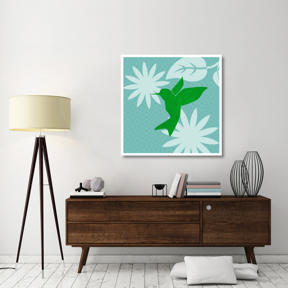 Bright Birds Hummingbird-Paper Art-42&quotx42"