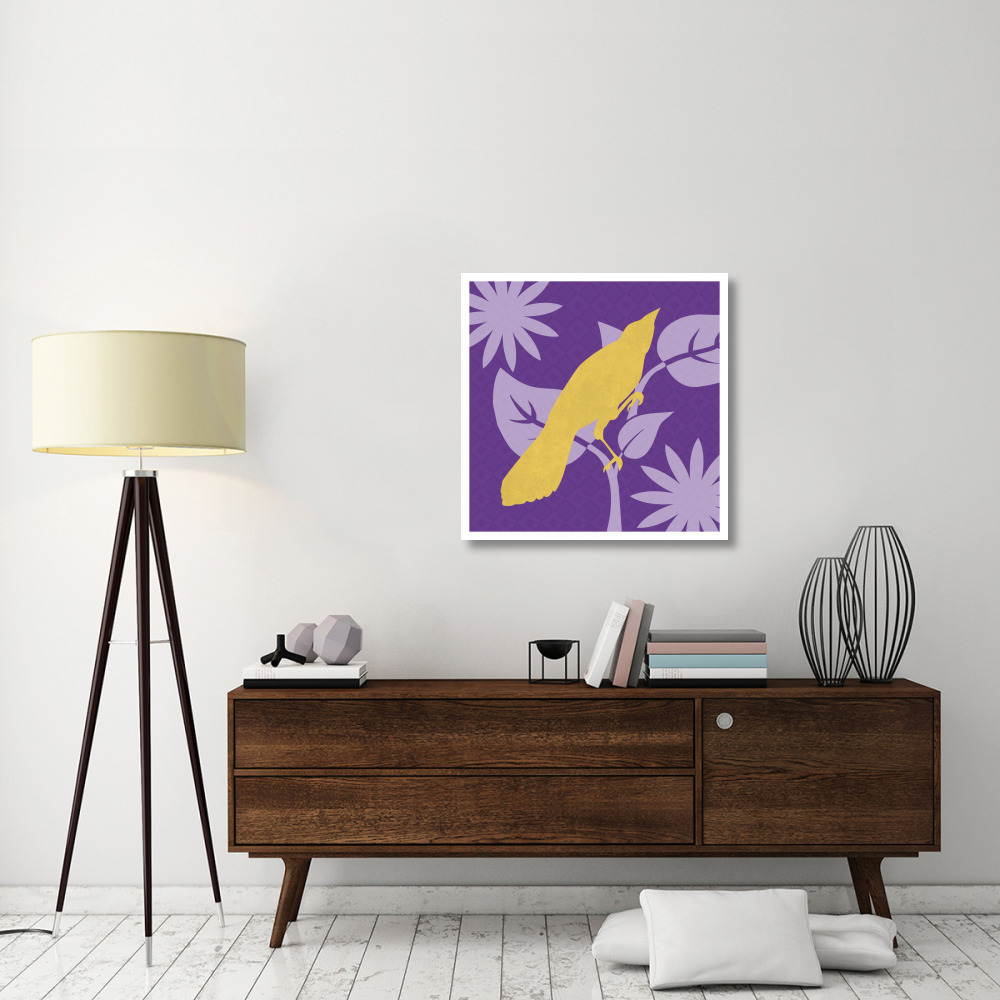 Bright Birds Jay-Paper Art-32&quotx32"