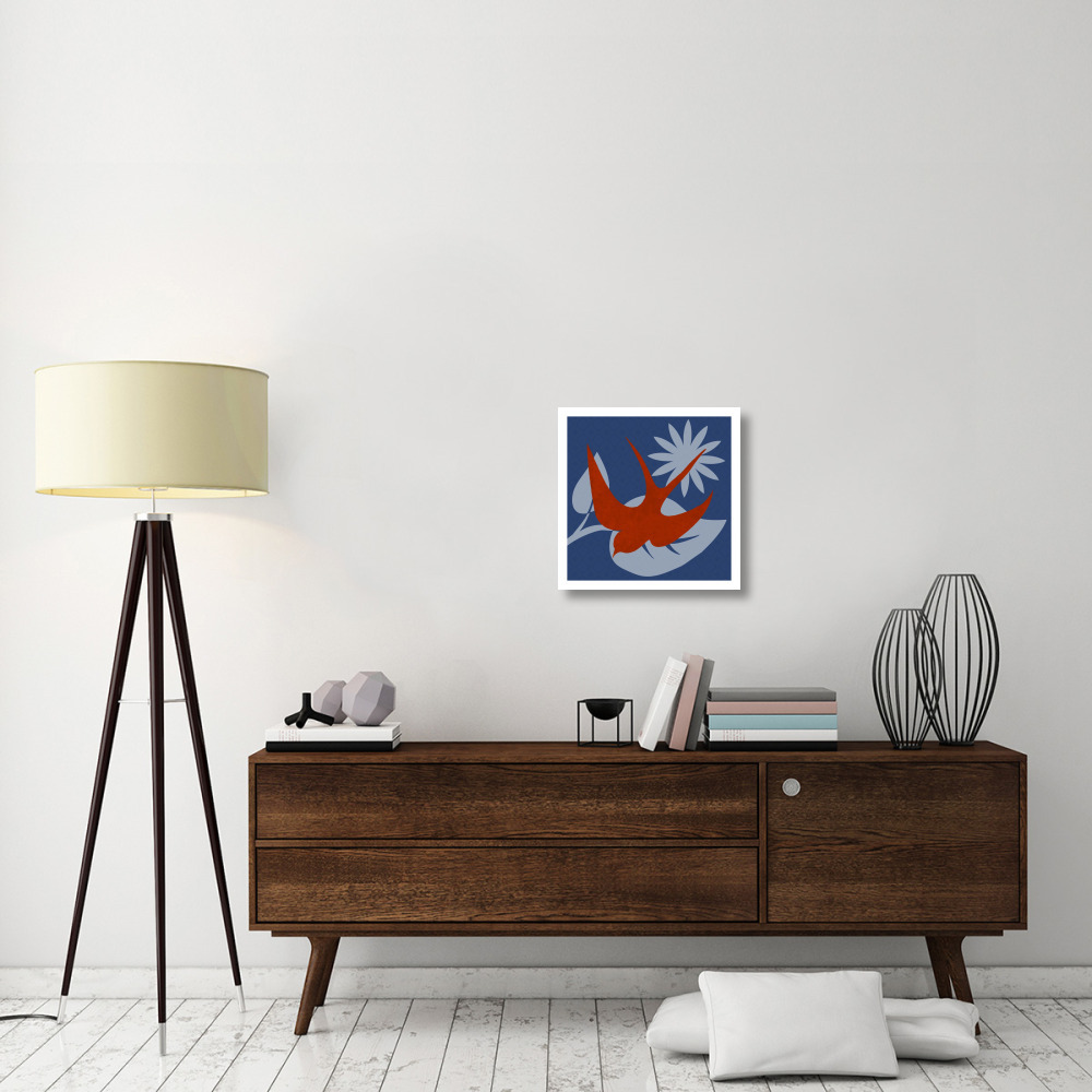 Bright Birds Swallow-Paper Art-20&quotx20"