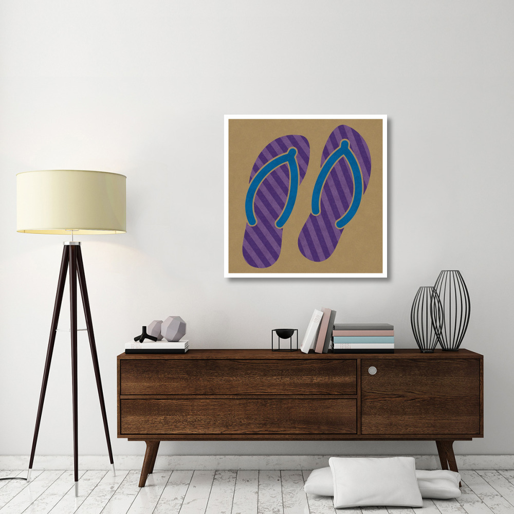 Summer Fun Flip Flops-Paper Art-38&quotx38"