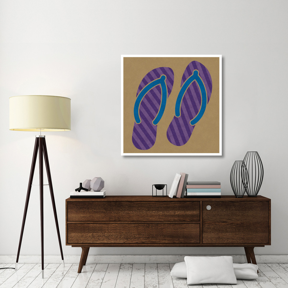 Summer Fun Flip Flops-Paper Art-42&quotx42"