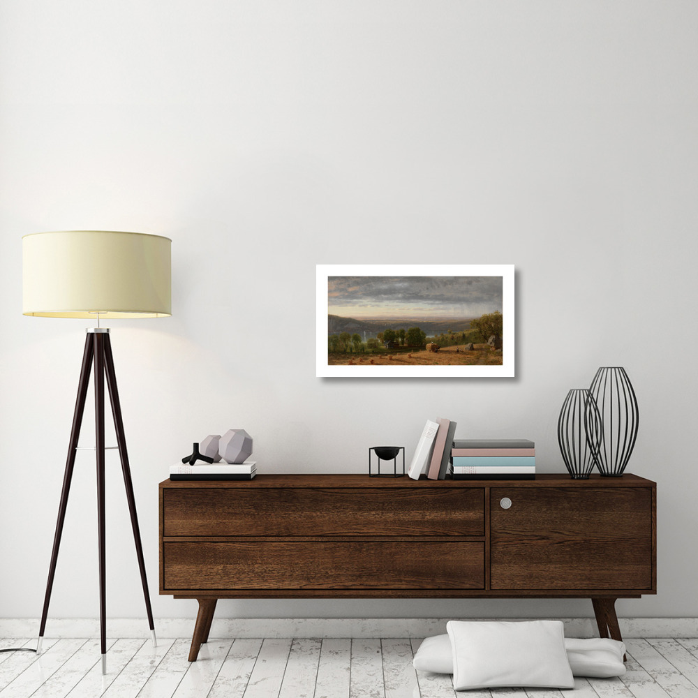Landscape with Haywain, 1861-Paper Art-32&quotx17"
