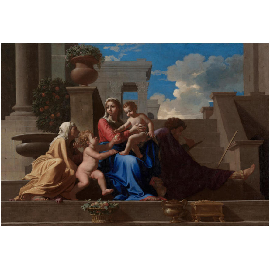 The Holy Family on the Steps, 1648-Paper Art-32&quotx22"