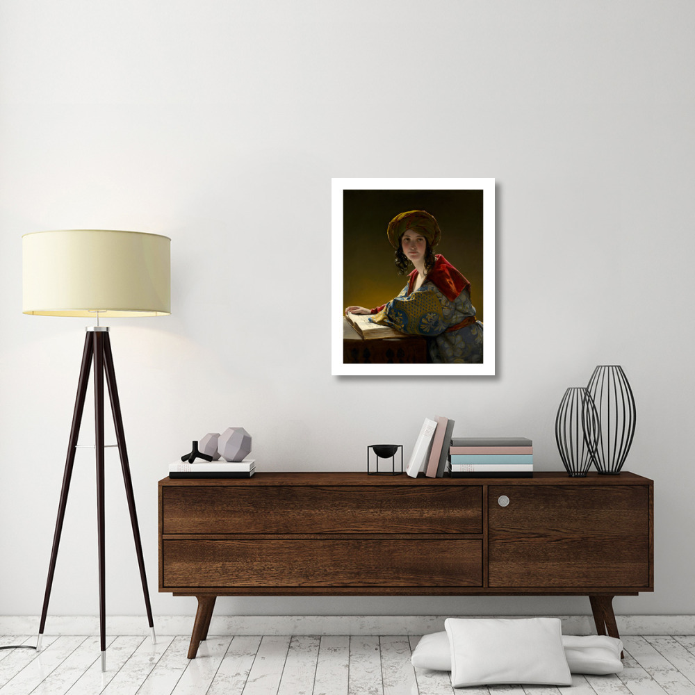 The Young Eastern Woman, 1838-Paper Art-26&quotx32"