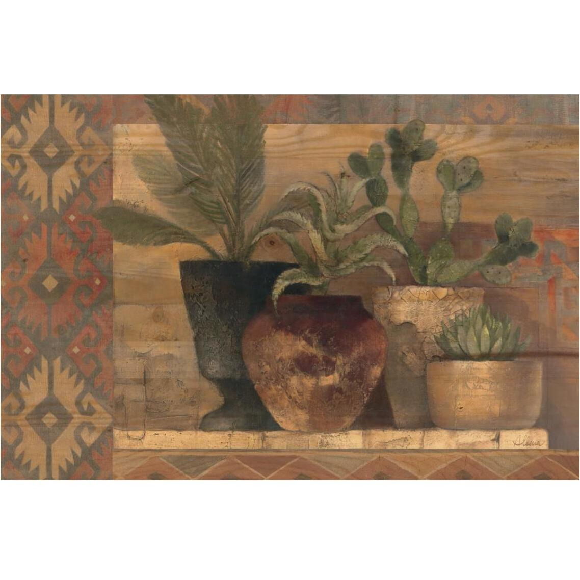 Desert Still Life Crop -Paper Art-38&quotx26"