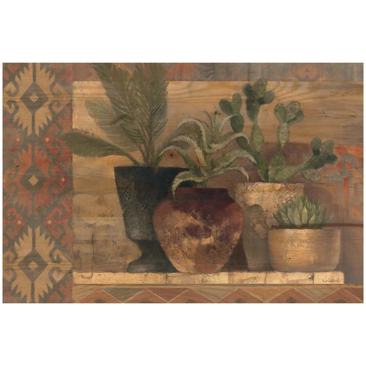 Desert Still Life Crop -Paper Art-50&quotx34"
