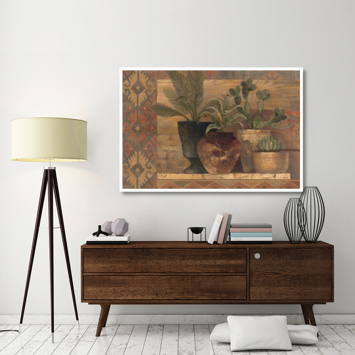 Desert Still Life Crop -Paper Art-62&quotx42"