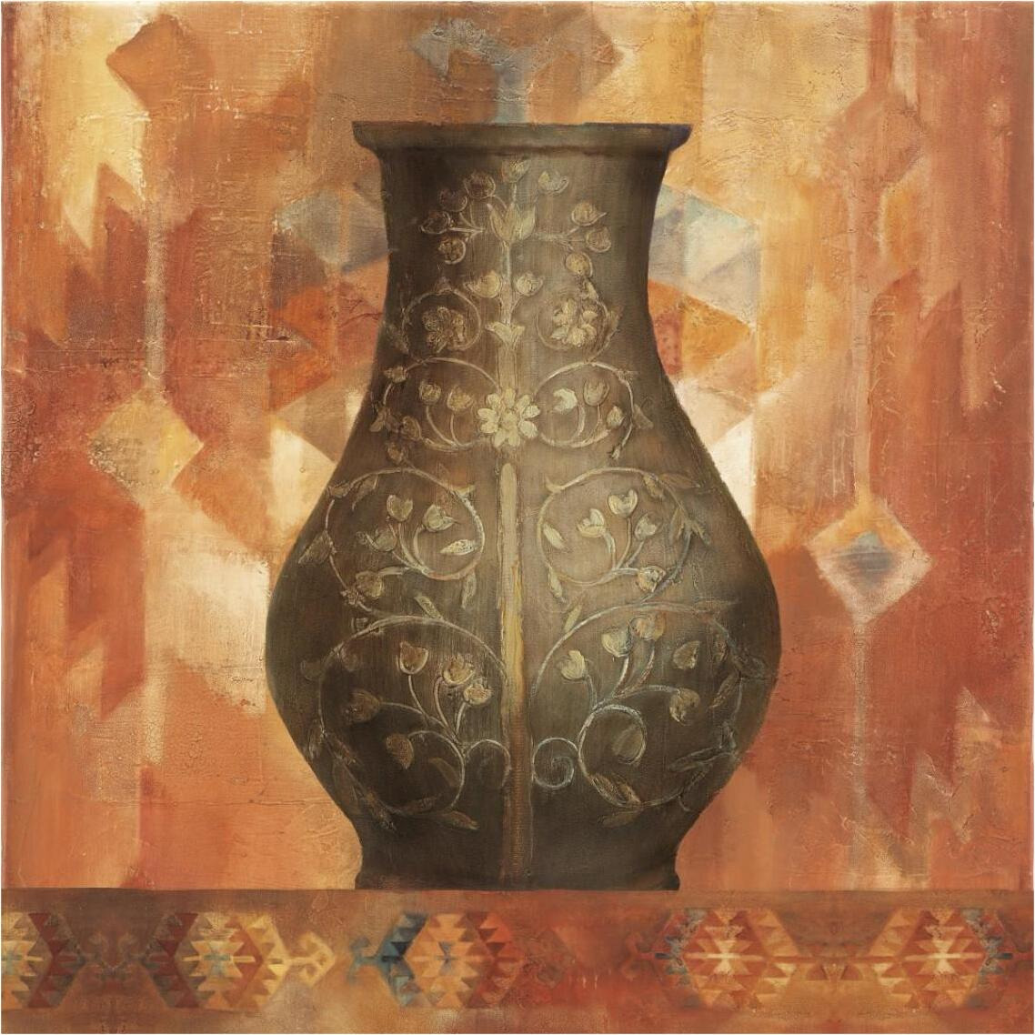 Vessel Still Life I -Paper Art-38&quotx38"