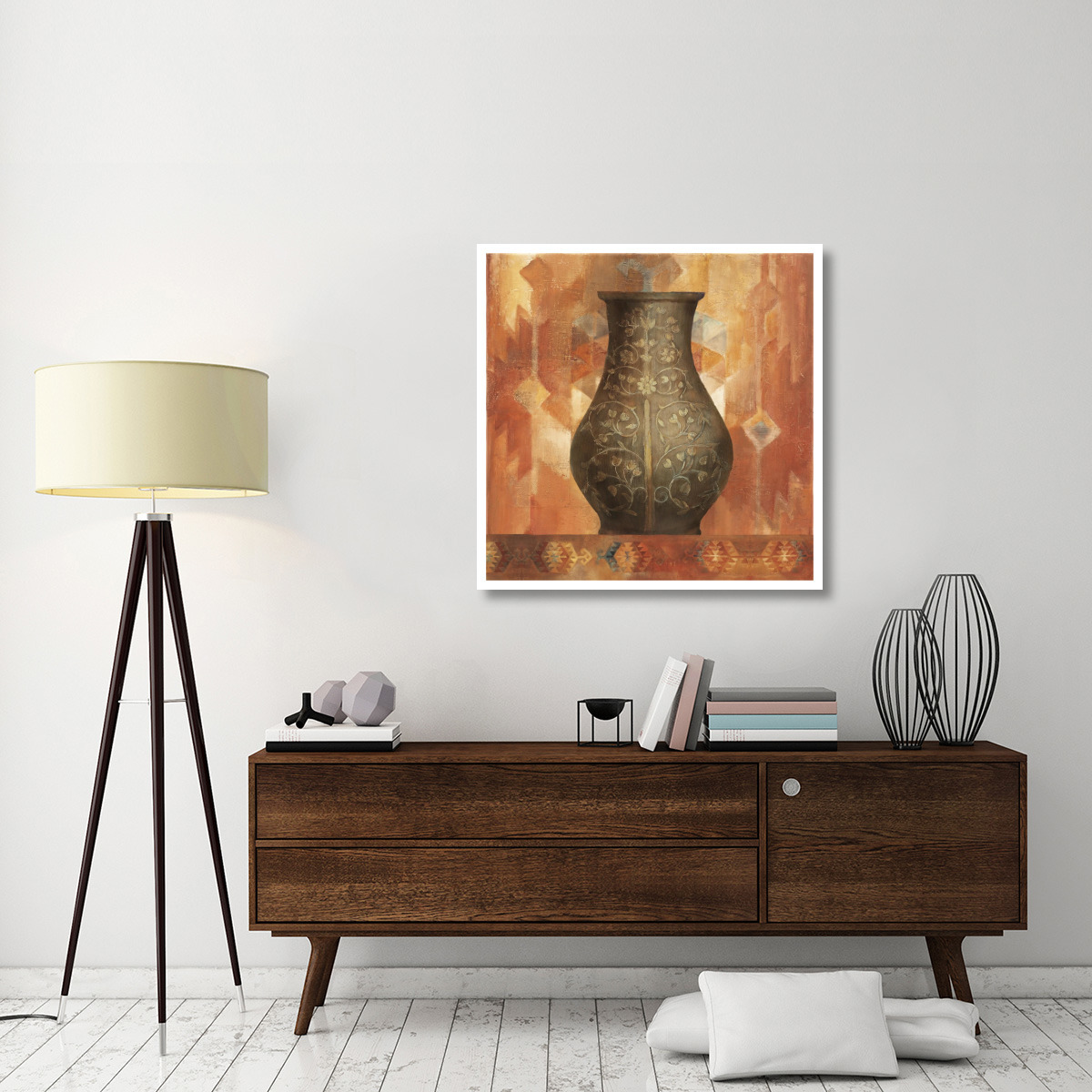 Vessel Still Life I -Paper Art-38&quotx38"