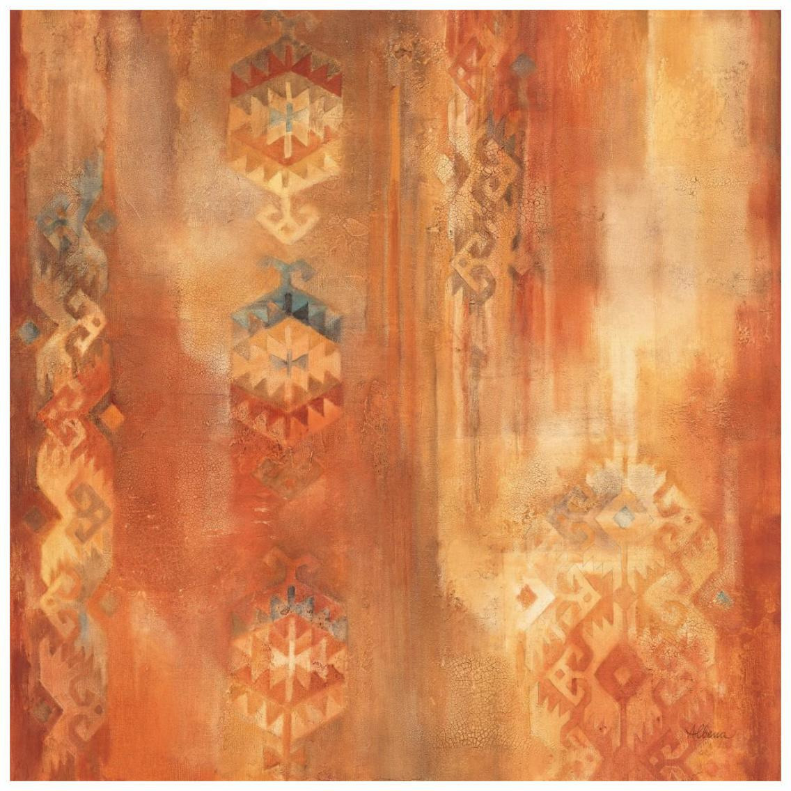 Desert Sunset II -Paper Art-26&quotx26"