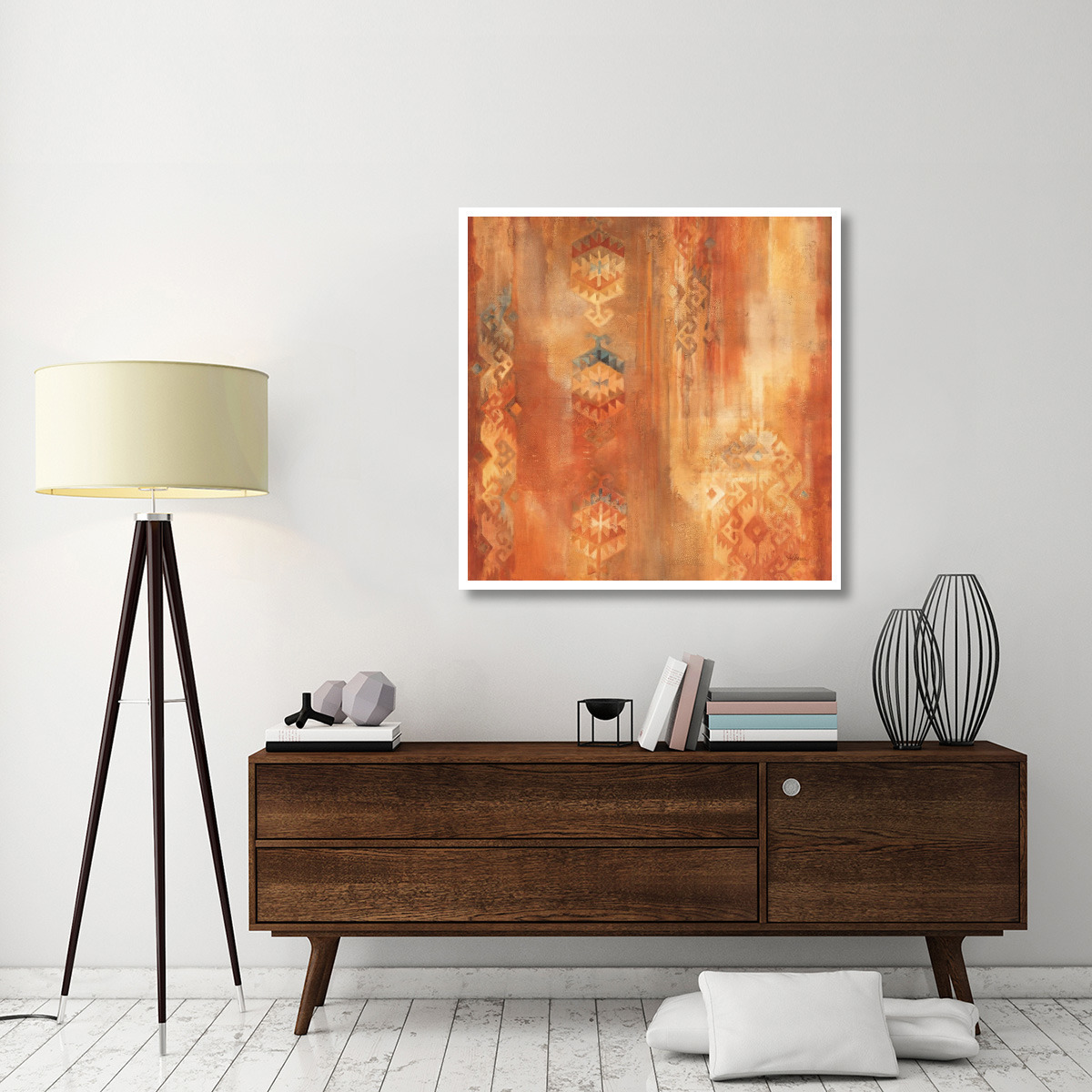 Desert Sunset II -Paper Art-42&quotx42"