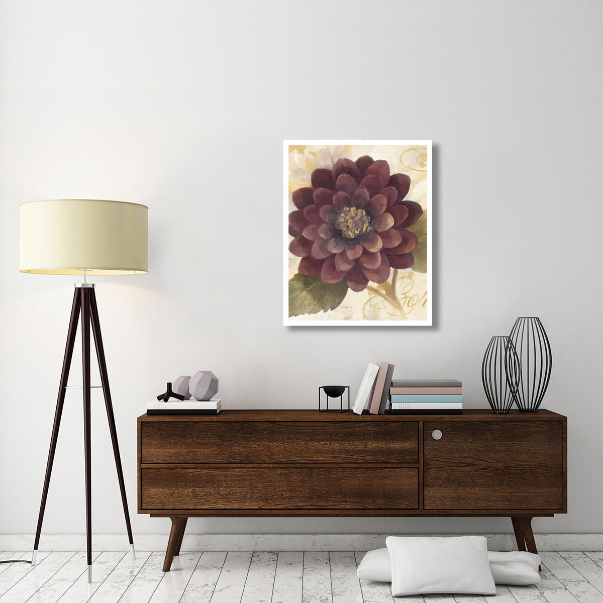 Abundant Floral II Crop -Paper Art-30&quotx37"