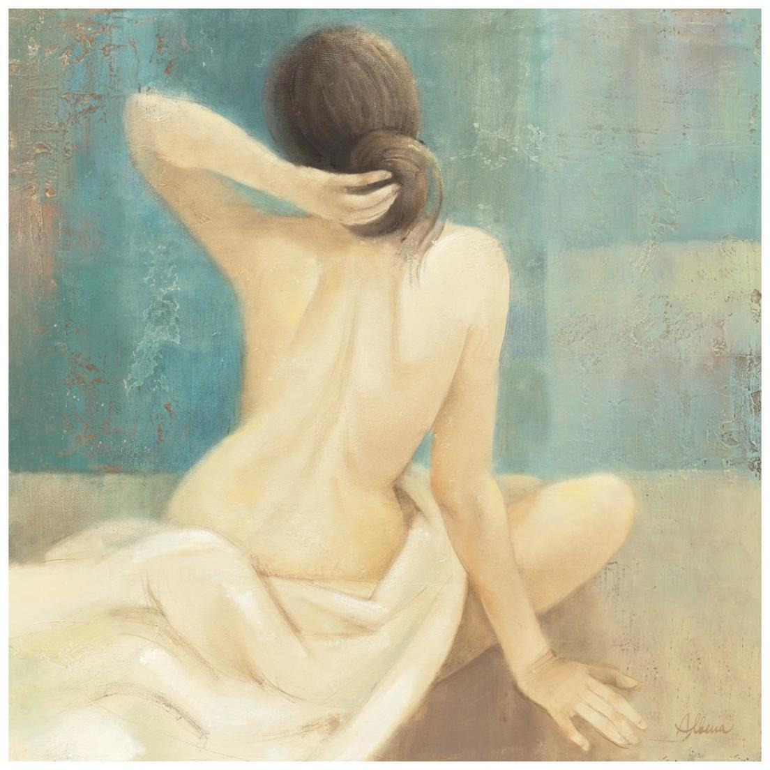 Thoughtfulness I Crop -Paper Art-20&quotx20"