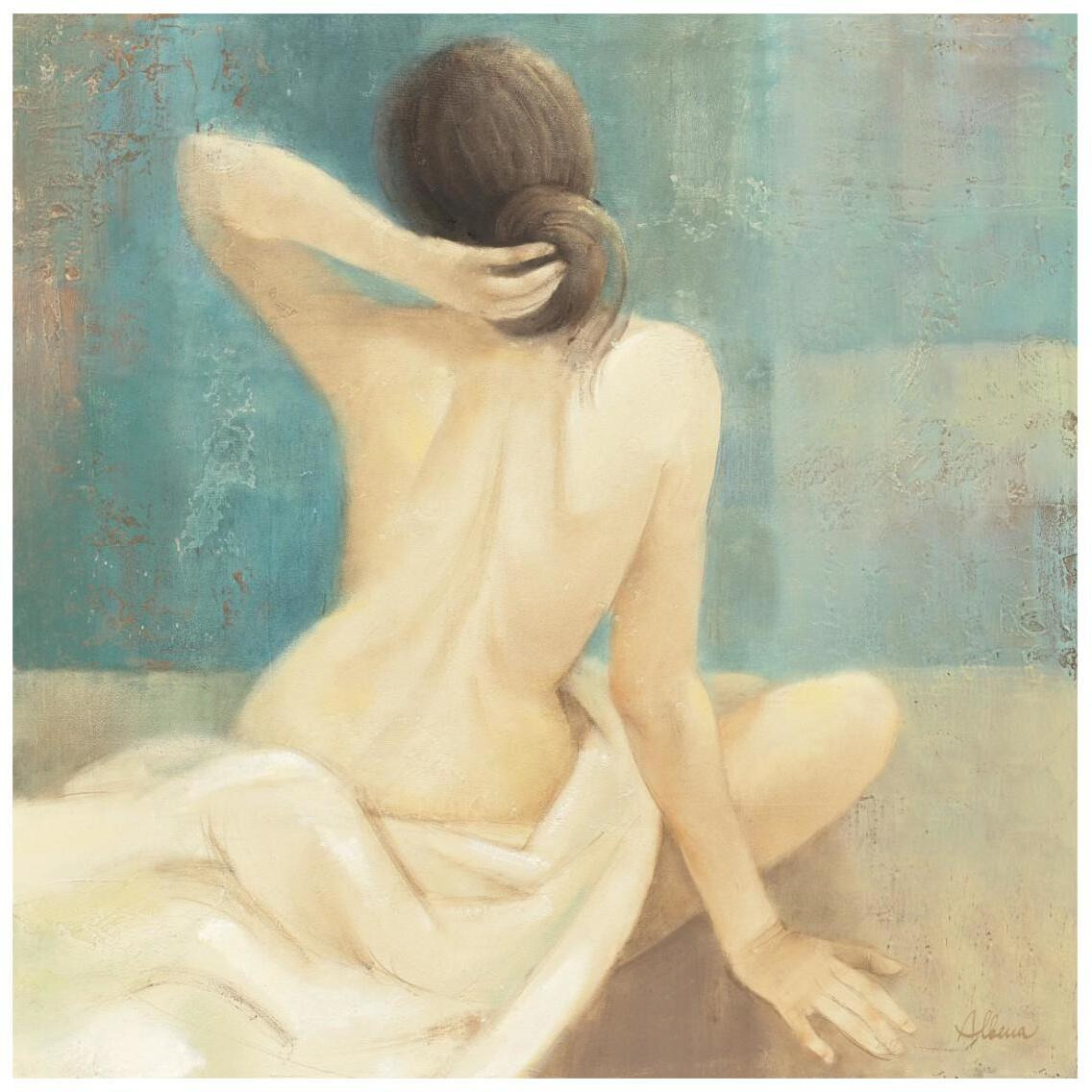 Thoughtfulness I Crop -Paper Art-26&quotx26"