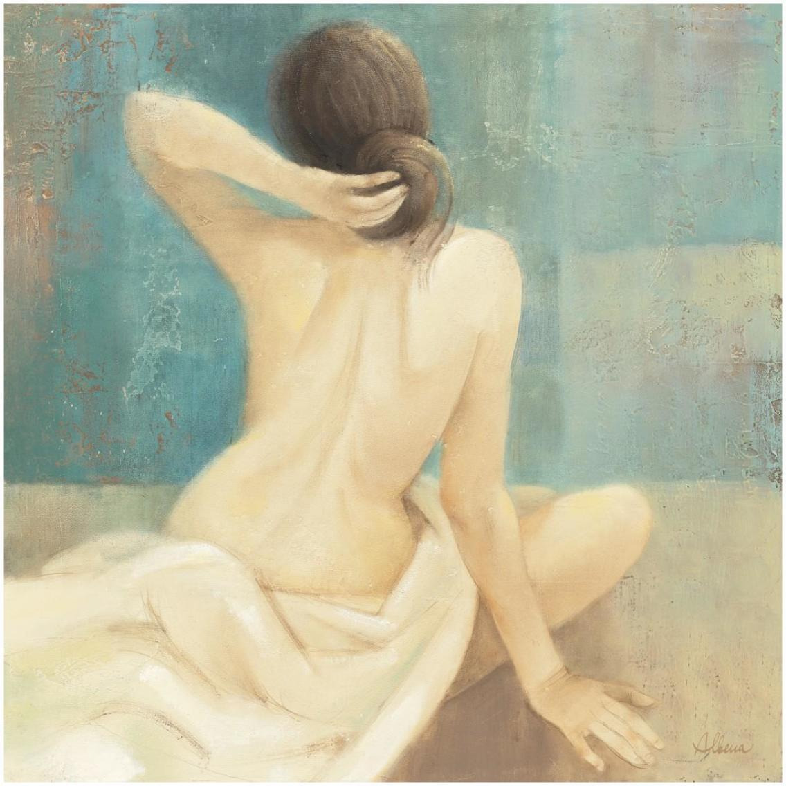 Thoughtfulness I Crop -Paper Art-32&quotx32"