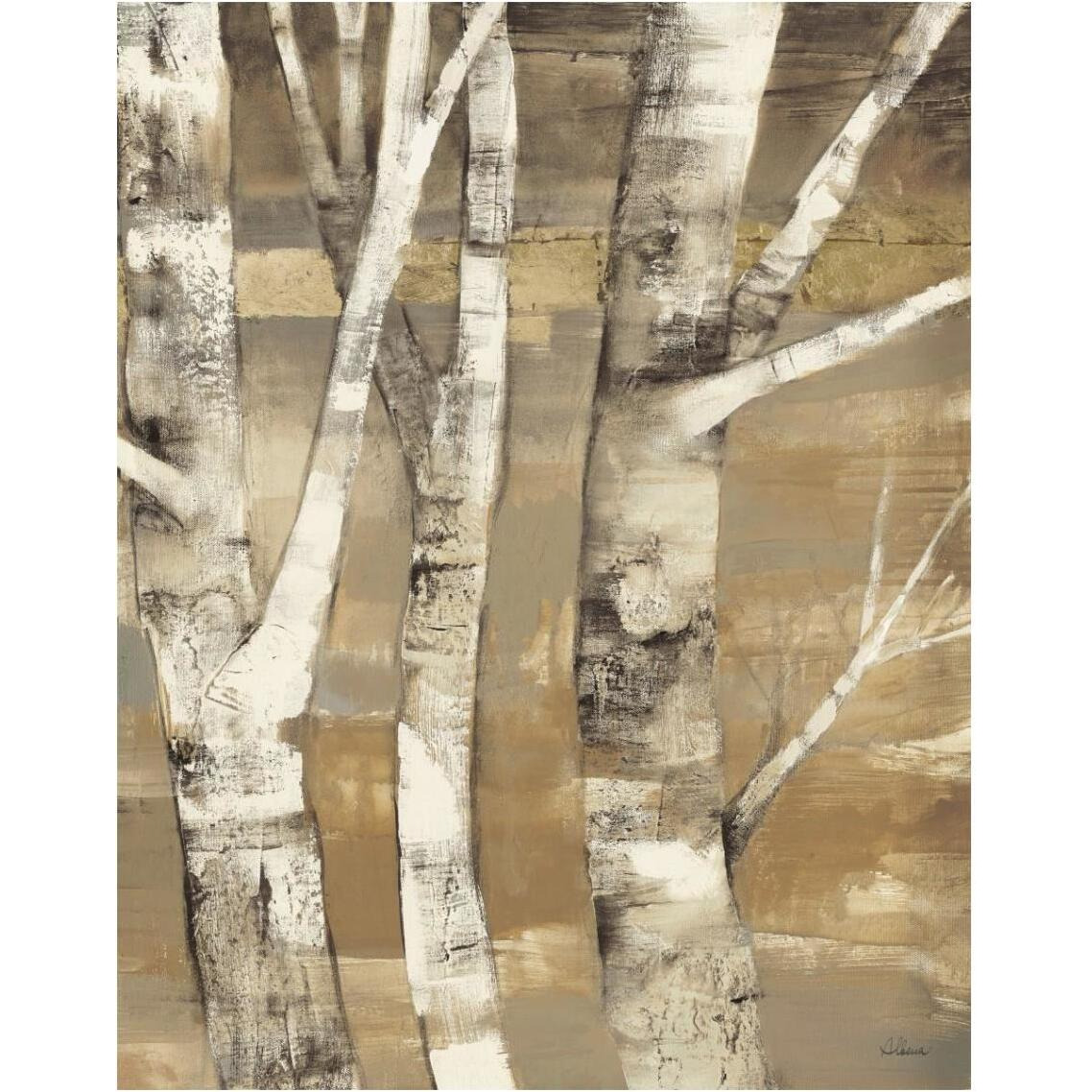 Wandering Through the Birches II -Paper Art-30&quotx37"