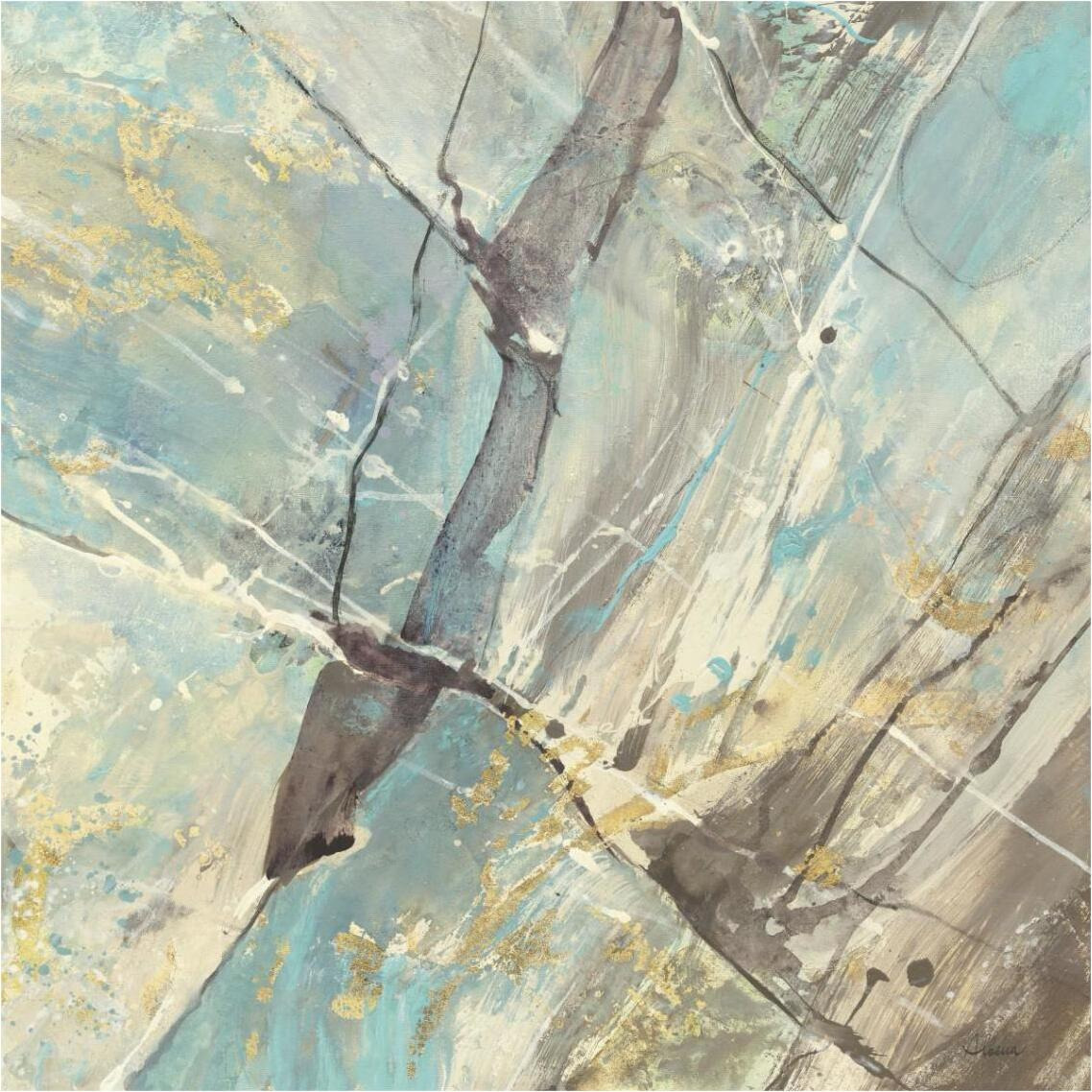 Blue Water II -Paper Art-38&quotx38"