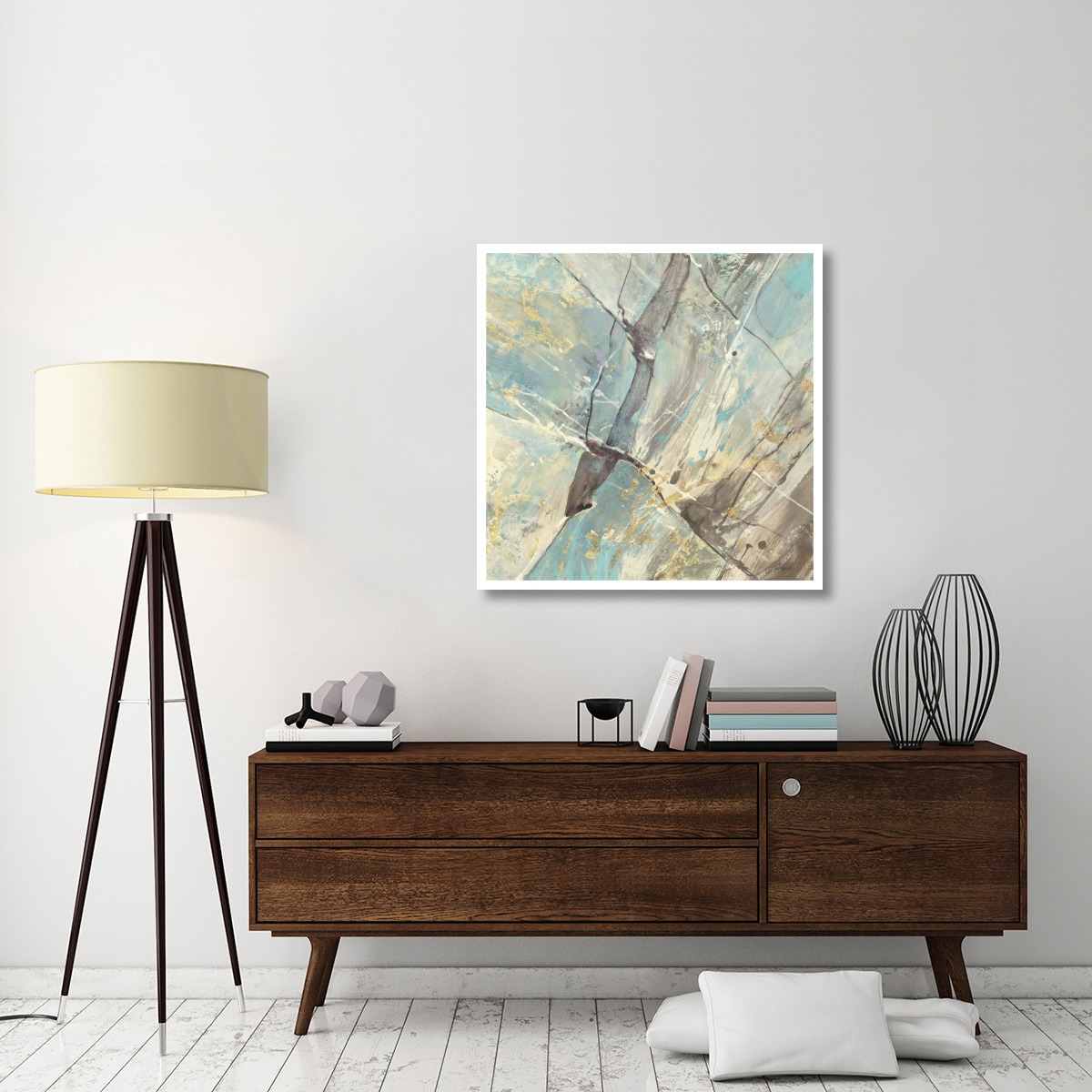 Blue Water II -Paper Art-38&quotx38"