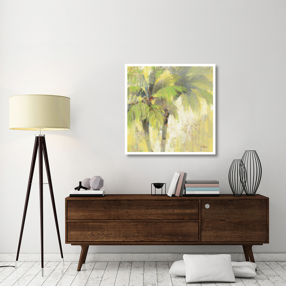 Breezy Palm I -Paper Art-38&quotx38"