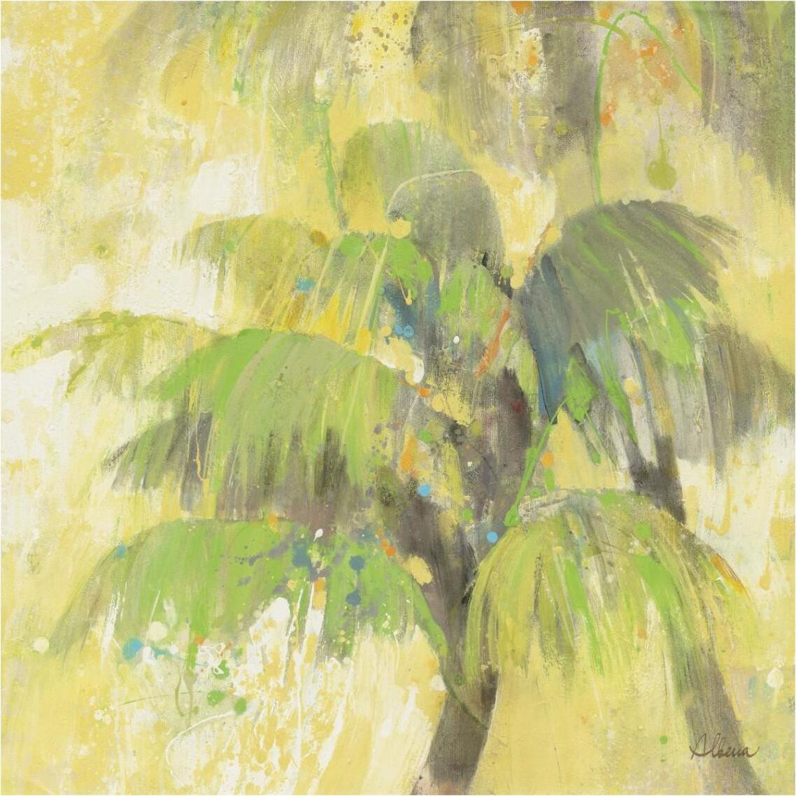 Breezy Palm II -Paper Art-38&quotx38"