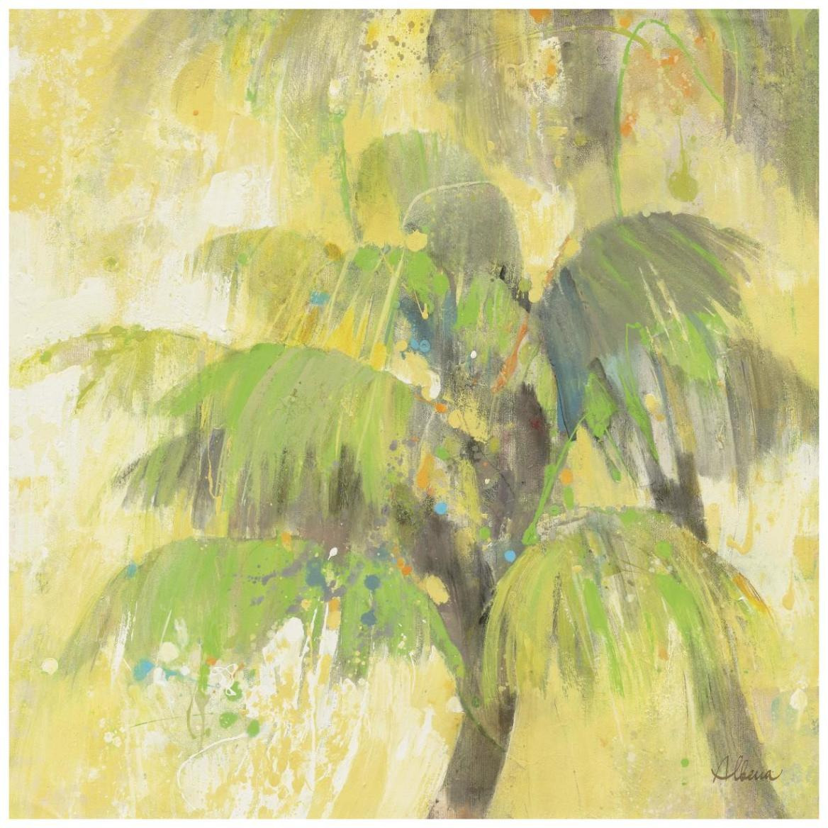 Breezy Palm II -Paper Art-42&quotx42"