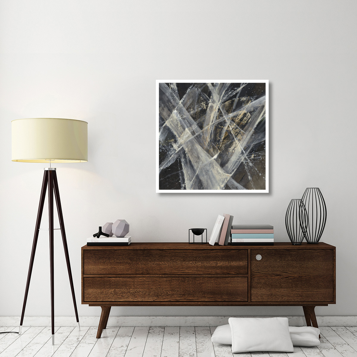 Glacier I -Paper Art-38&quotx38"