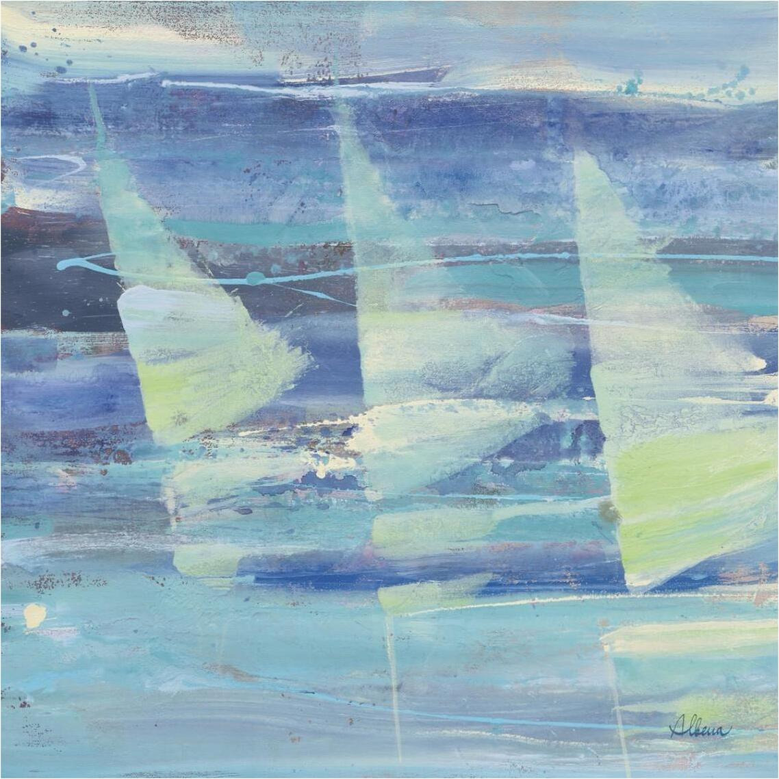 Summer Sail I -Paper Art-38&quotx38"