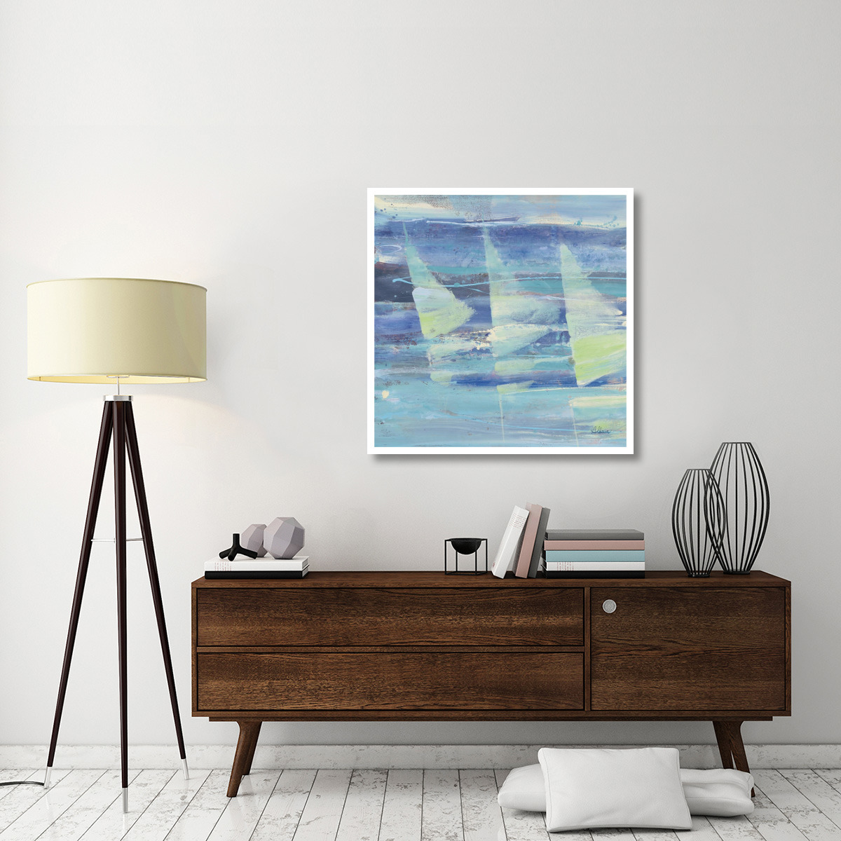 Summer Sail I -Paper Art-38&quotx38"