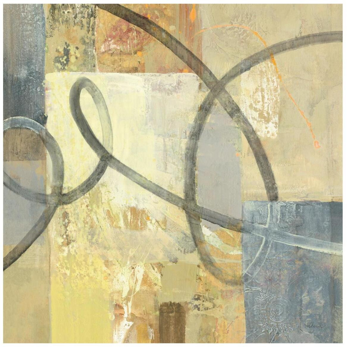 Ribbon Dance II -Paper Art-42&quotx42"