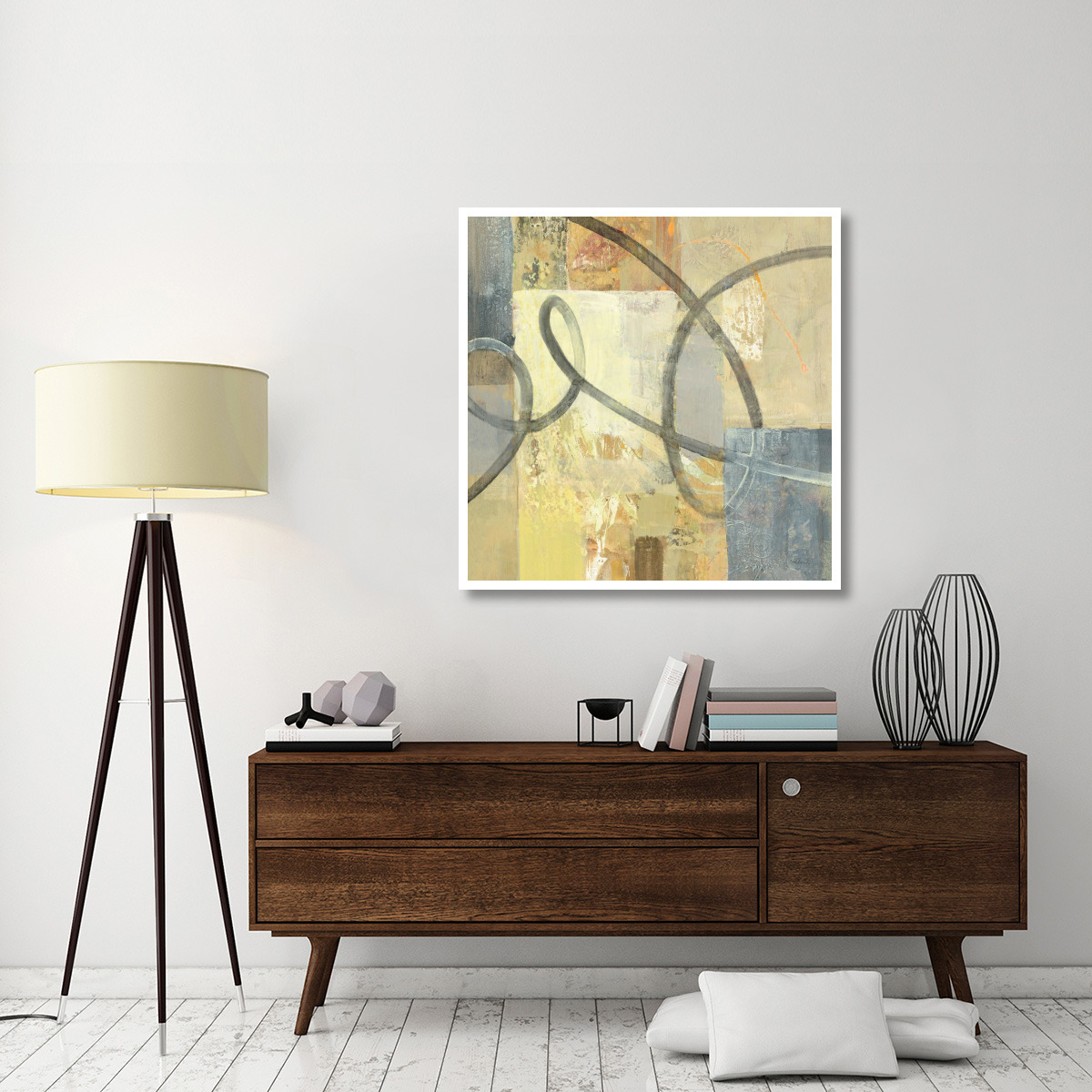 Ribbon Dance II -Paper Art-42&quotx42"